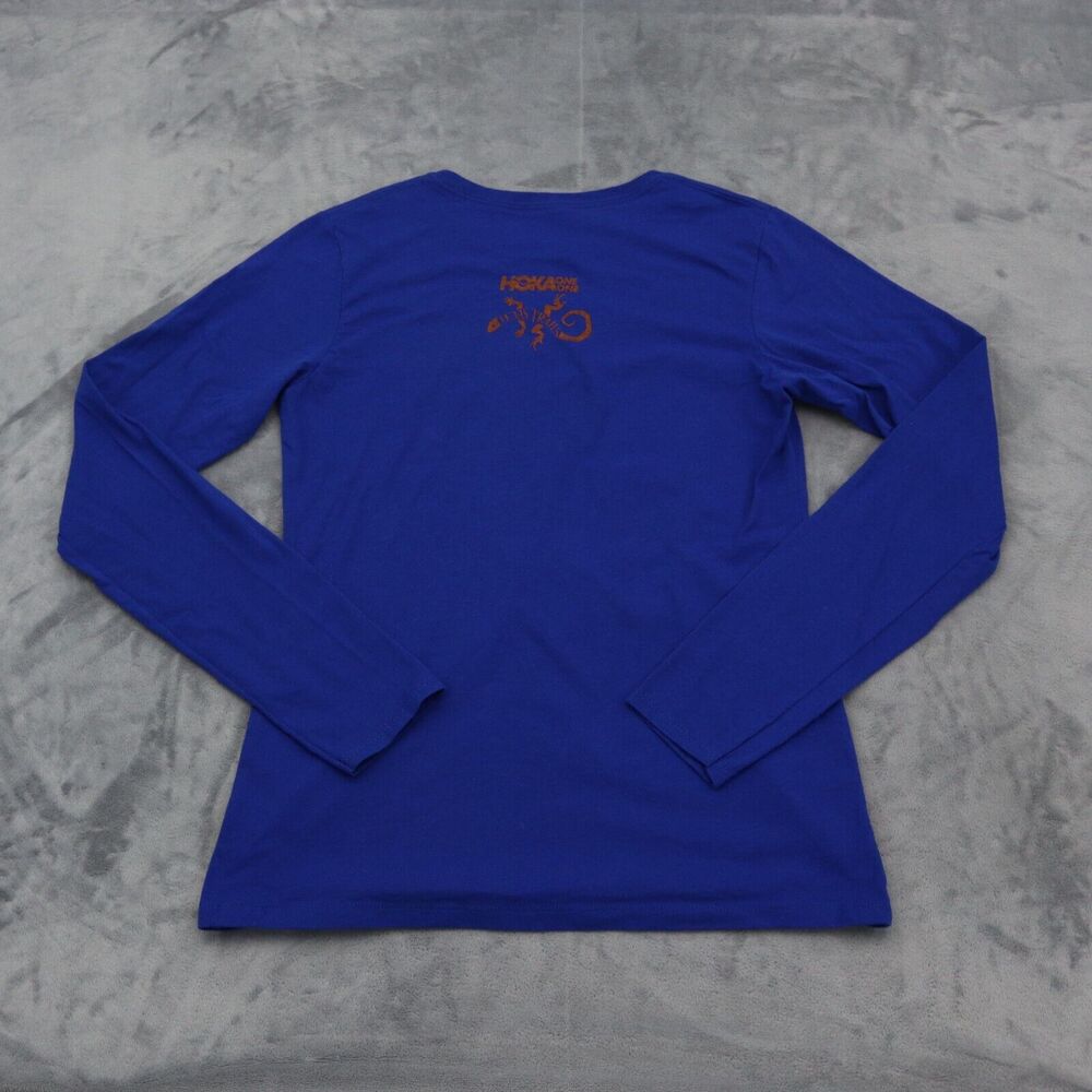 Russell Athletic Shirt Womens M Blue Long Sleeve Round Neck Knit Casual T Shirt - Picture 16 of 16